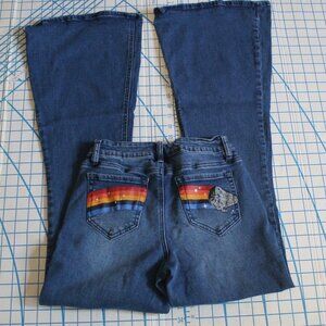 Star Wars Her Universe Han Solo Millenium Falcon Flare Retro Jeans, Jr. 5